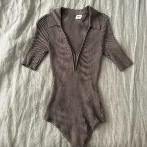 Collared Bodysuit